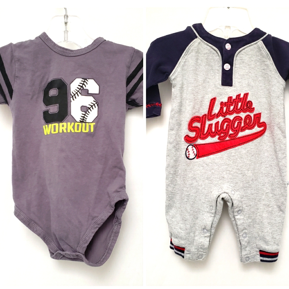 Baseball Onesie & Romper Set